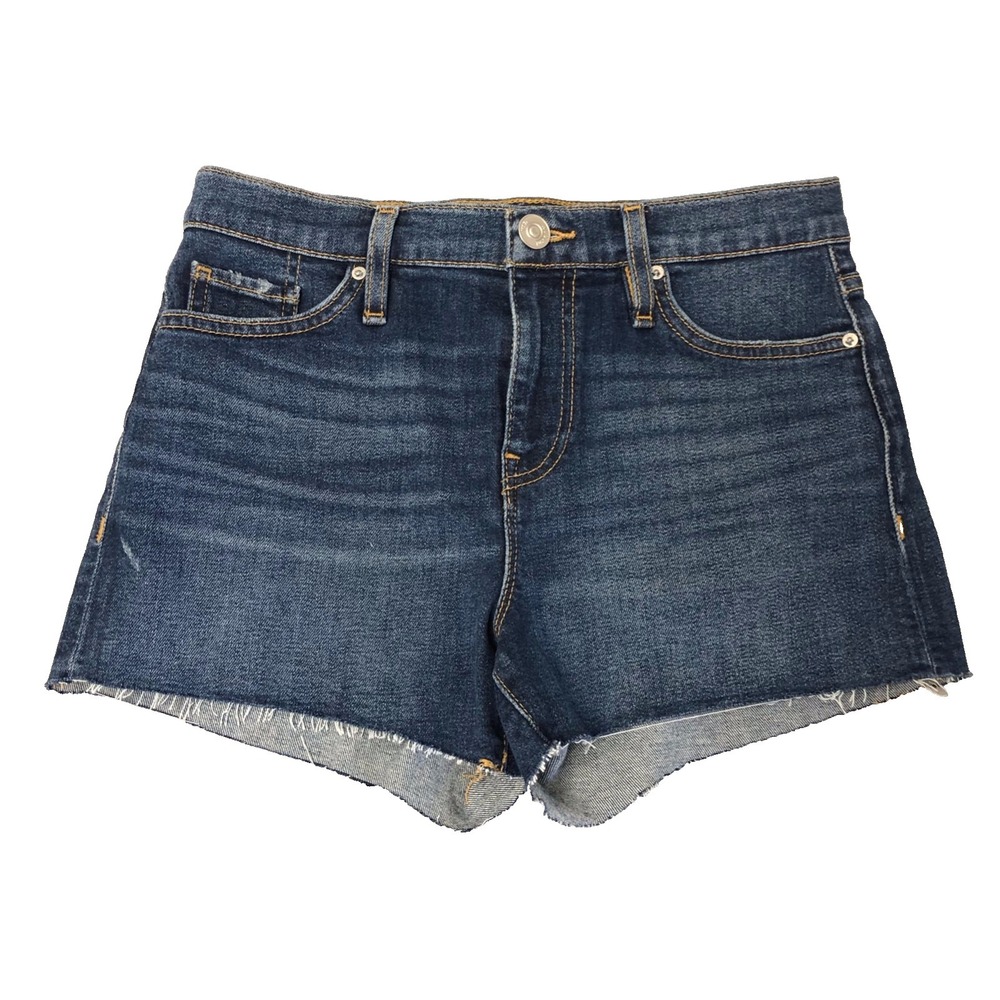 Hudson Gemma Shorts‎ Womens 26 2 Blue Denim Cut Off Distressed Festival Summer